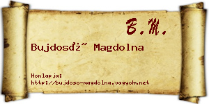 Bujdosó Magdolna névjegykártya